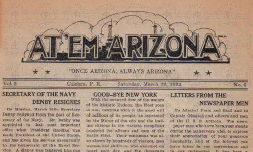 At 'Em Arizona Ship's Newspapers