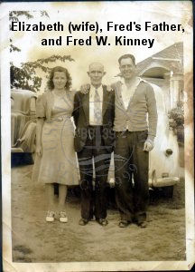 Betty & Fred Kinney with Fred's father